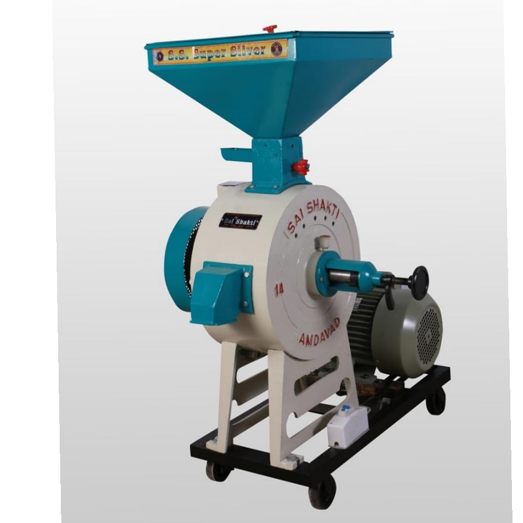 14 Inches Atta Chakki 3HP Motor Single Phase Commercial And Domestic Use