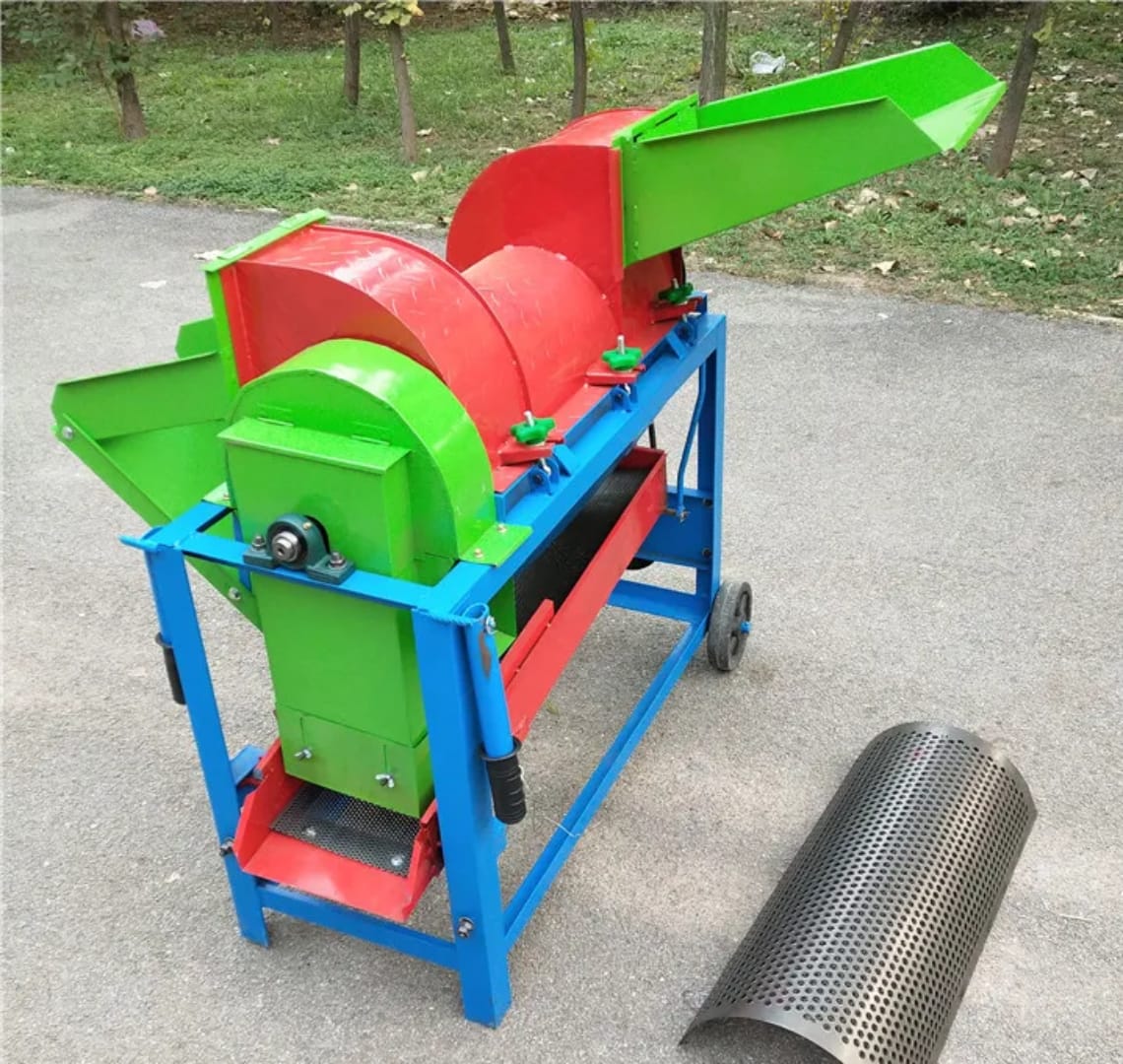 Rare Machinery corn thresher mini tractor with colorful design for efficient corn shelling