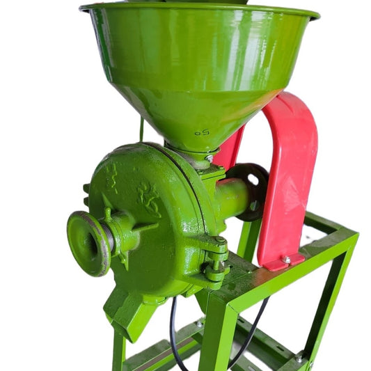 8 Inches Masala Grinder With 8" Heavy Quality Chakki Wheat Grinder 3 HP Motor