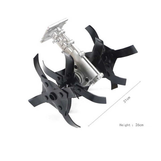 Brash Cutter Round Tiller Attachment For Farming Heavy Quality