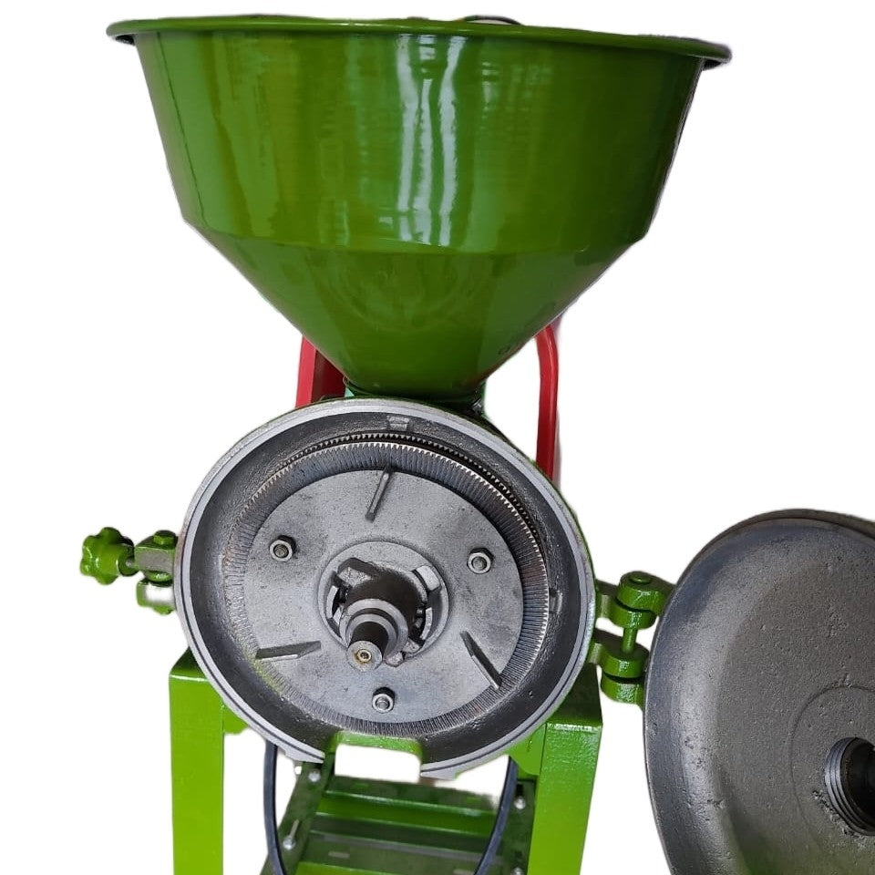 8 Inches Masala Grinder With 8" Heavy Quality Chakki Wheat Grinder 3 HP Motor