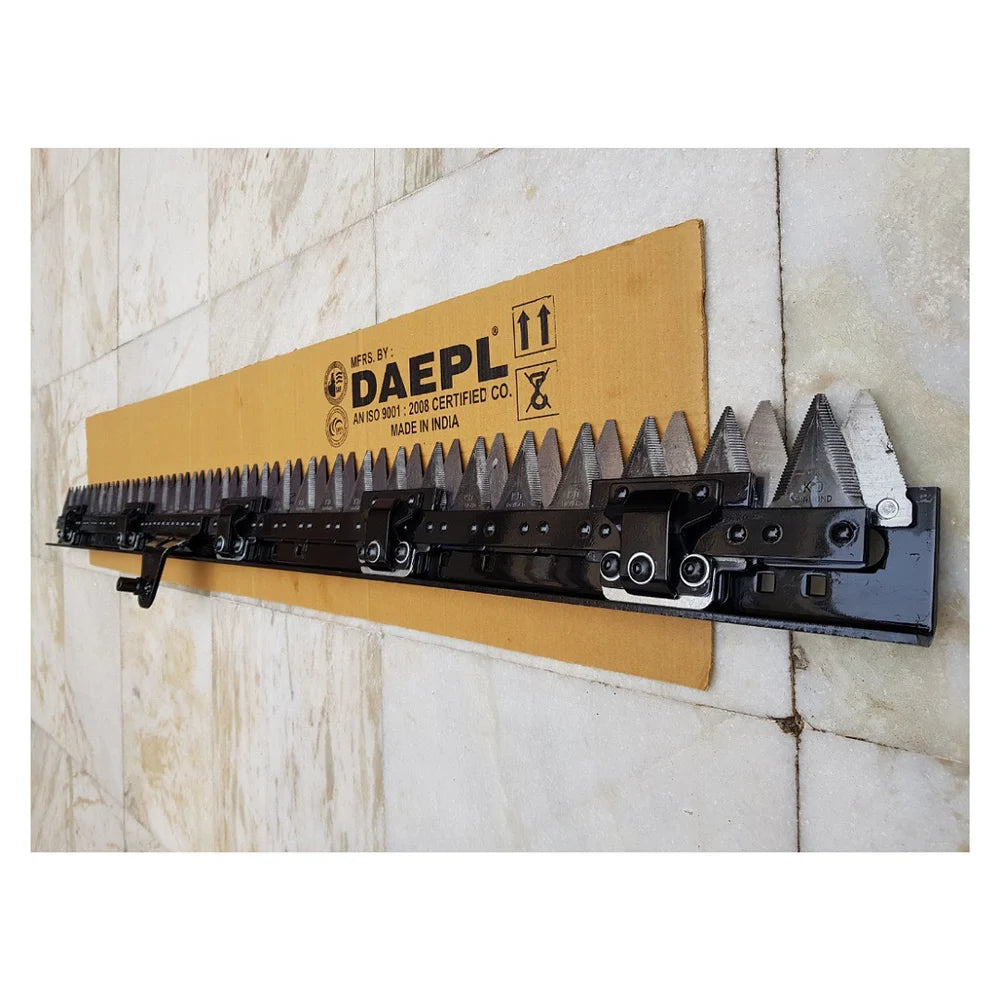 Agriculture machinery reaper blades spare part by Rare Machinery showing sharp metal cutting edges
