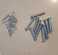 Rare Machinery weeder spare parts including garden power weeder lock pin for secure attachment