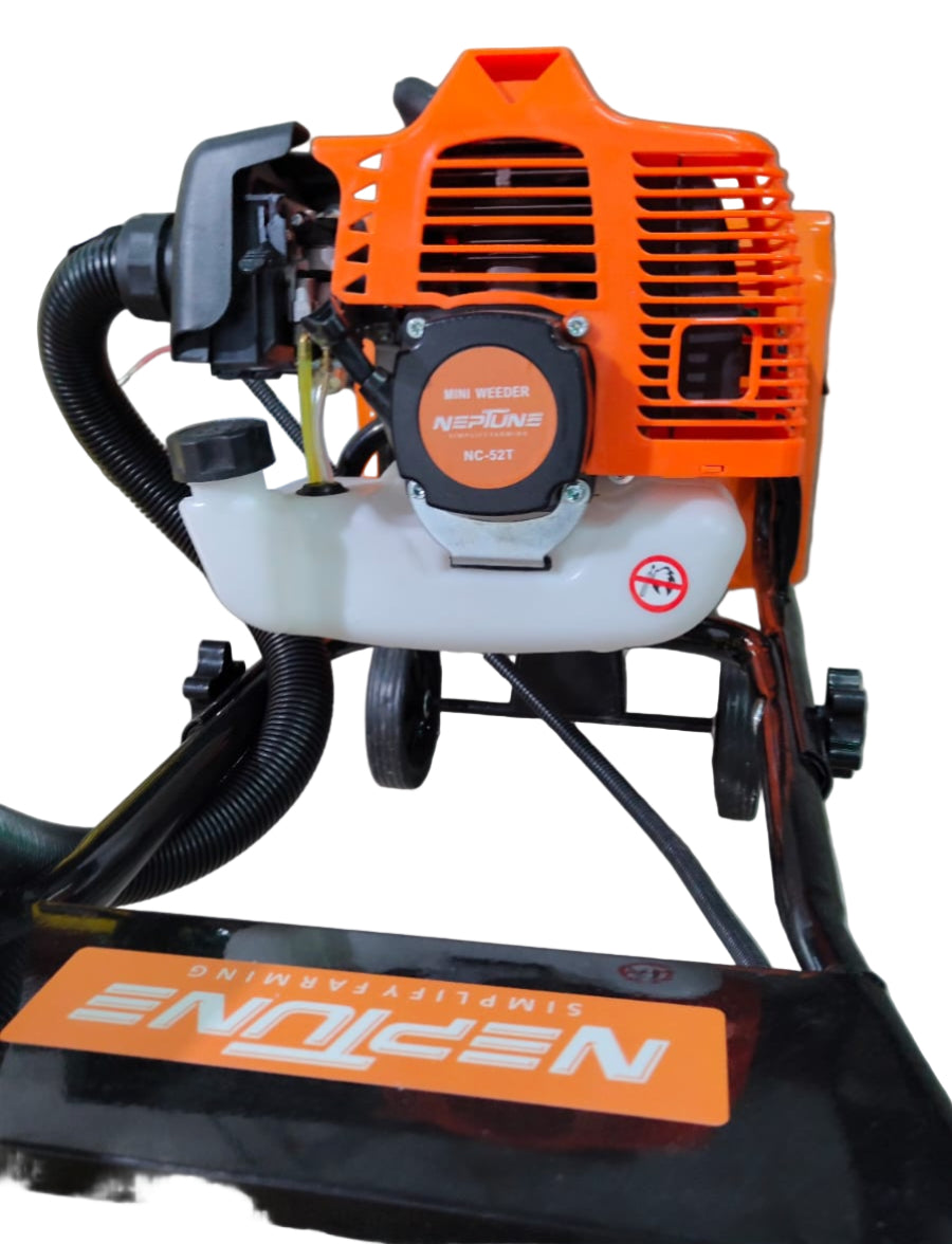 Rare Machinery Mini Power Weeder 52cc with powerful engine for efficient weed removal in gardens