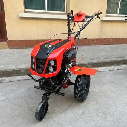 10 HP Self Start Diesel Engine Power Weeder With 40 Blade Cultivator