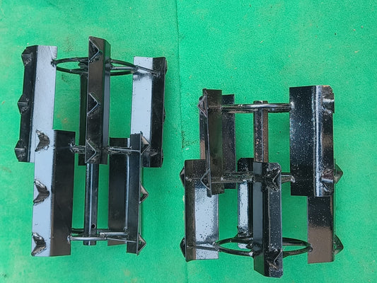 Heavy Duty 2 Pieces 14 Inch Mini Paddy Cage Wheel for 5 to 9 HP Petrol Power Tiller