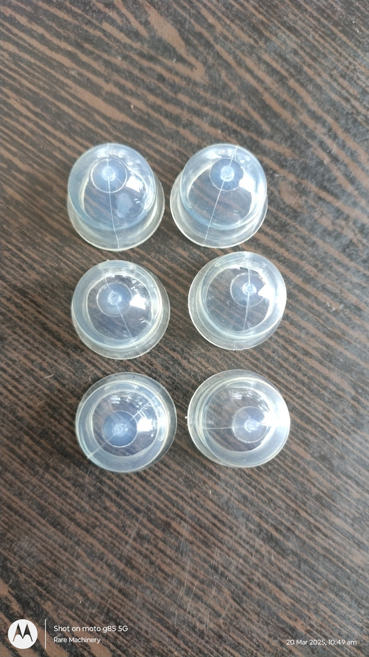 6 Pieces Carburetor Bulb for Engines of Brush Cutter, Mini Tiller, Earth Auger and Water Pump