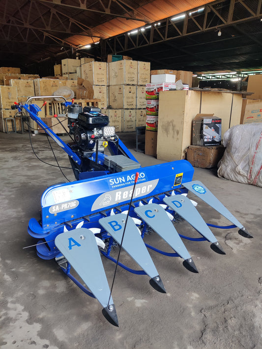 Agriculture Power Reaper Puddy Harvester Advance Model Petrol Engine
