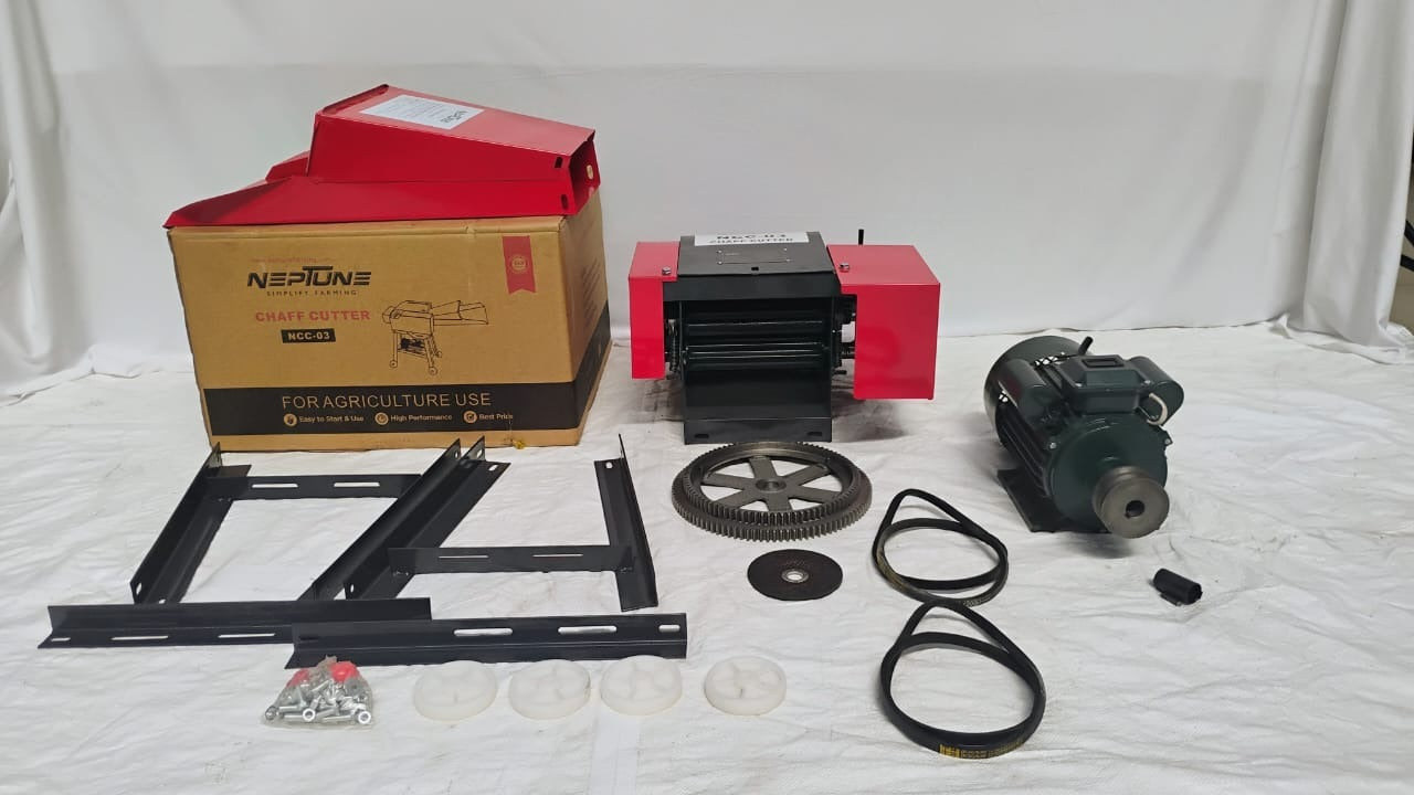 6 Blades Chaff Cutter With 3 HP Motor