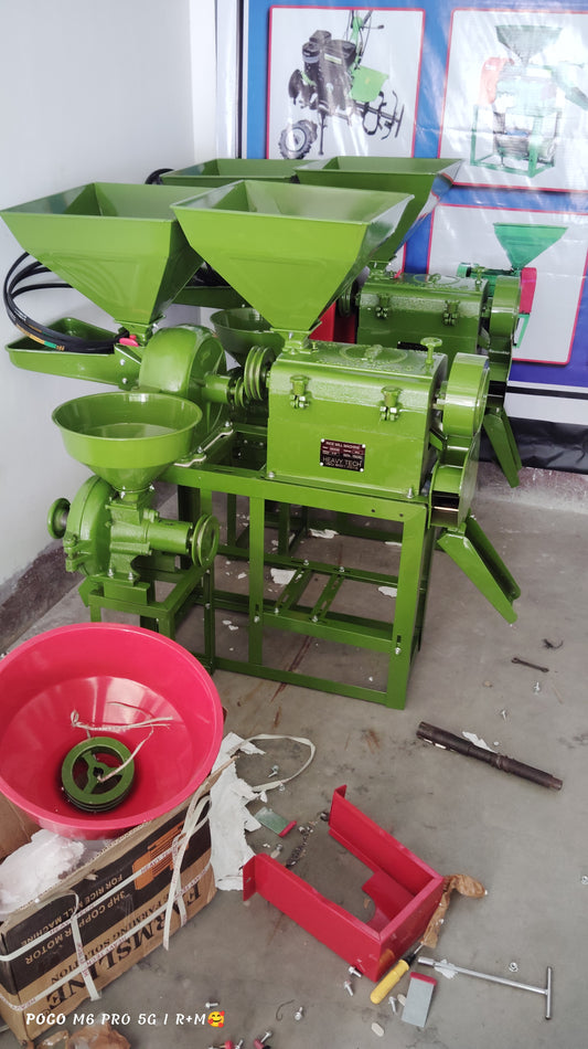 3 In 1 Rice Mill 6w300 Heavy Tech Best Quality Agriculture Machine