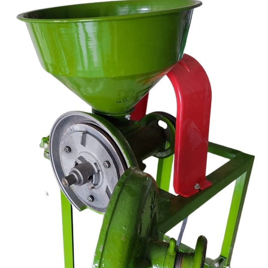 8 Inches Masala Grinder With 8" Heavy Quality Chakki Wheat Grinder 3 HP Motor